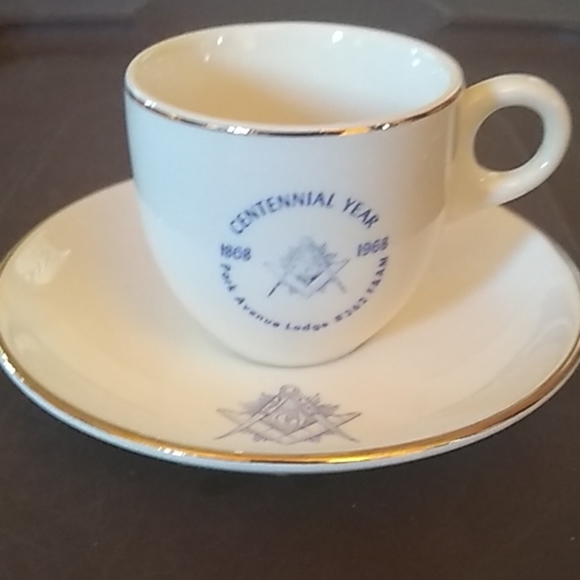 Vintage Other - Vintage Free Mason tea cup and saucer
